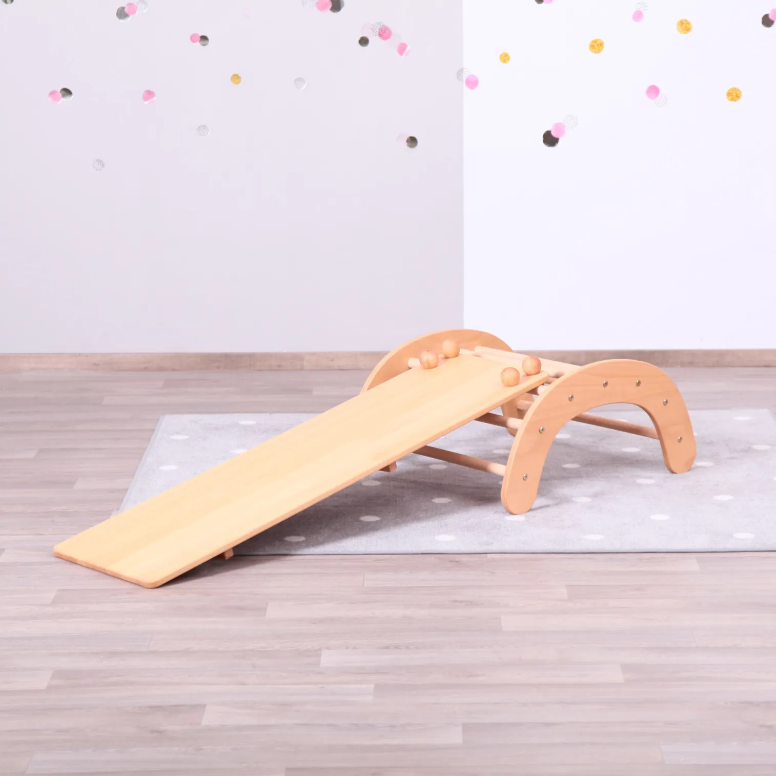 Baby Climbing Arch with Climb/Sliding Ramp
