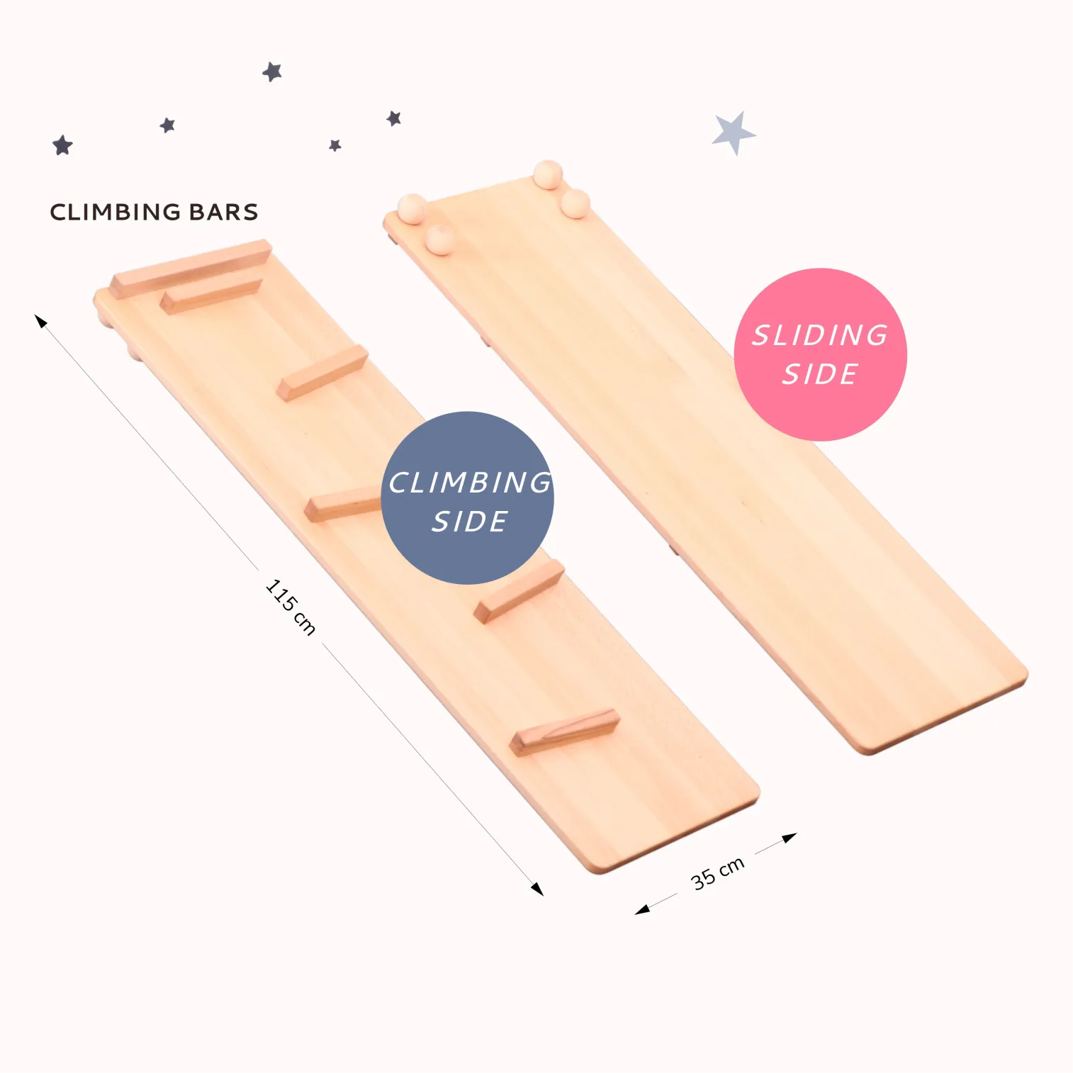 Climbing/Sliding Ramp for Climbing Triangle