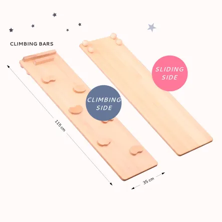 Stone/Sliding Ramp for Climbing Triangle